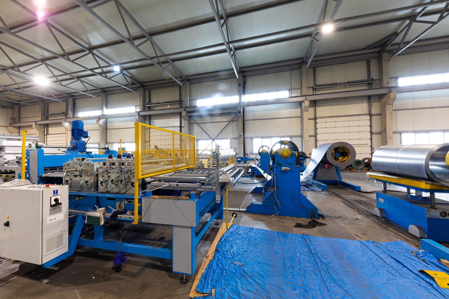 A sheet metal processing facility